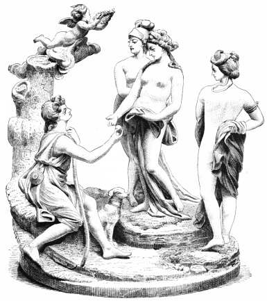Fig. 226.&mdash;Old Sèvres Biscuit. Judgment of Paris. (August
Belmont Coll.)