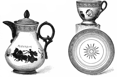 Fig. 303.&mdash;Norwegian Faience, Schwarzenhorn. (W. B.
Dickerman Coll.)
