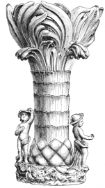 Fig. 308.&mdash;Copenhagen Porcelain. White, Shaded with Blue.
(Mrs. John V. L. Pruyn Coll.)