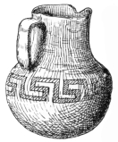 Fig. 415.&mdash;Pitcher, from a Grave on the San Juan.