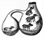 Fig. 425.&mdash;Painted Water-vessel, found at Tegua.