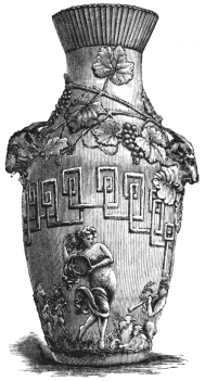 Fig. 435.&mdash;Pastoral Vase. Etruria Pottery Co.