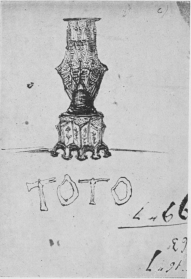 DRAWING BY VICTOR HUGO, SIGNED “TOTO.”
Unpublished, belonging to the Author.