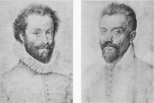 Plate VII.

Photo. Giraudon.

LOUIS I. DE BOURBON, PRINCE DE CONDÉ.

School of François Clouet.
Photo. Giraudon.

HENRI I. DE BOURBON, PRINCE DE CONDÉ.
School of François Clouet.
Musée Condé.

To face page