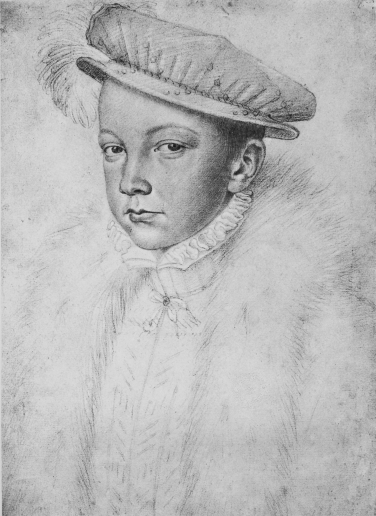 Plate VIII.

Photo Giraudon.

FRANÇOIS II. KING OF FRANCE.

Francois Clouet.

Bibl. Nar. Paris.

To face page 20.