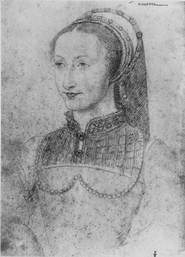 Plate IX.

Photo. Giraudon.

JEANNE D’ALBRET, QUEEN OF NAVARRE.

François Clouet.

Musée Condé.

To face page 21.