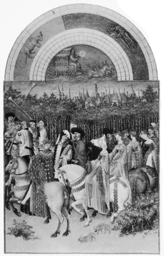 Plate XXX.

Photo. Giraudon.

MAY.

Pol de Limbourg.

From The “Très Riches Heures du Duc de Berry.”

To face page 160.