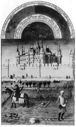 Plate XXXIV.

Photo. Giraudon.

OCTOBER.

Pol de Limbourg.

From The “Très Riches Heures du Duc de Berry.”

To face page 168.