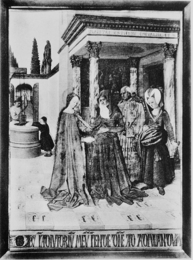 Plate XLIV.

Photo. Giraudon.

THE VISITATION.

Jean Fouquet.

Musée Condé.

To face page 186.