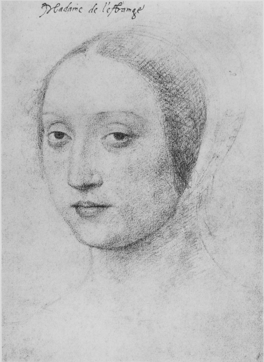 Plate LX.

Photo. Giraudon.

MADAME L’ESTRANGE.

Attributed to Jean Clouet. About 1535.

Musée Condé.

To face page 224.