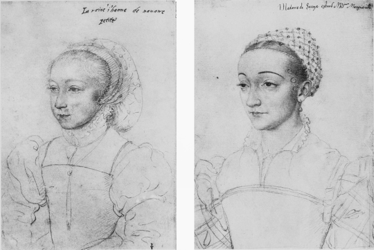 Plate LXI.

Photo. Giraudon.

JEANNE D’ALBRET, WHEN A CHILD.

Attributed to Jean Clouet.

MADAME MARGUERITE, SISTER OF HENRI II.

Attributed to François Clouet.

Musée Condé.

To face page 226.