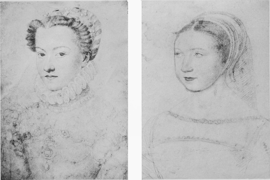Plate LXV.

Photo. Giraudon.

ELISABETH OF AUSTRIA, QUEEN OF FRANCE.

François Clouet (About 1567).

Bibl. Nat. Paris.

Photo. Giraudon.

JOSSINE DE PISSELEU, NICKNAMED HEGLI.

François Clouet (About 1542).

Musée Condé.

To face page 234.