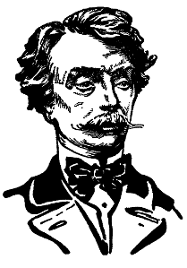 Portrait drawing of Grme