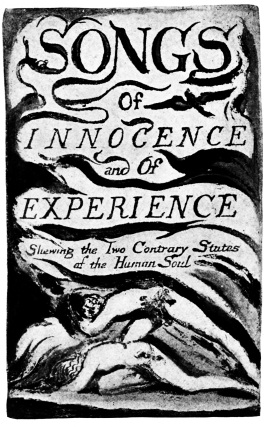 “Blake being unable to find a publisher for his songs,
Mrs. Blake went out with half a crown, all the money they had in the
world, and of that laid out 1s. 10d. on the simple materials necessary
for setting in practice the new revelation. Upon that investment of 1s.
10d. he started what was to prove a principal means of support through
his future life.... The poet and his wife did everything in making the
book,—writing, designing, printing, engraving, everything except
manufacturing the paper. The very ink, or color rather, they did
make.”—Gilchrist.