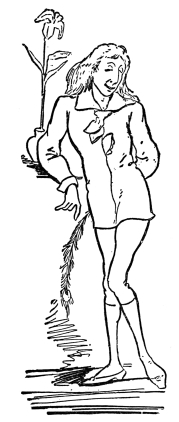 “OUR OSCAR” AS HE WAS WHEN WE LOANED HIM TO AMERICA

From a contemporary English caricature