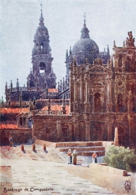 SANTIAGO DE COMPOSTELA

The Cathedral from the North-east.