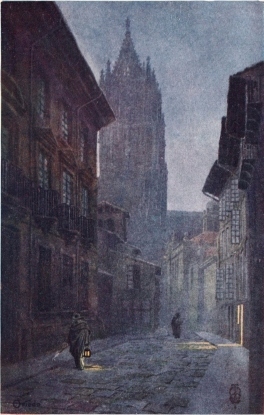 OVIEDO

A Street near the Cathedral.