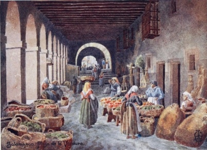 SALAMANCA

Arcades in the Plaza de la Verdura.