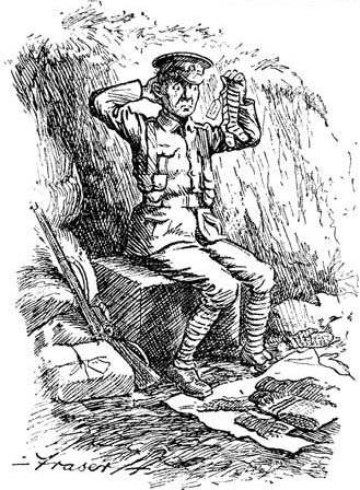 Not though the soldier knew Someone had
blundered