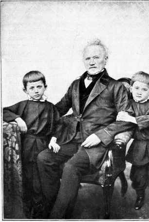 THE COMPOSER’S FATHER WITH HIS TWIN SONS MODESTE AND
ANATOL, 1855