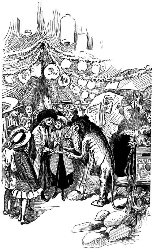 BOB CAREY, AS THE LION IN &ldquo;MARCH,&rdquo; SELLING MARCHES