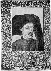 PRINCE HENRY OF PORTUGAL.

(From an Engraving of the Miniature in the MS. of “The Discovery of
Guinea,” 1448.)