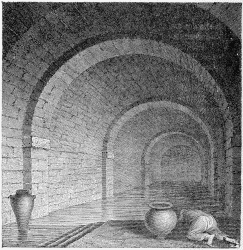 A VIEW OF THE ANCIENT MOORISH BATH AT CINTRA.

(From Murphy’s “Travels in Portugal,” 1795.)