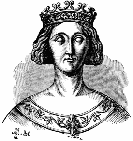 QUEEN PHILIPPA.

(From her recumbent statue over the tomb at Batalha.)