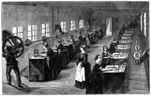 Fig. 220.&mdash;Silk-winding Establishment.