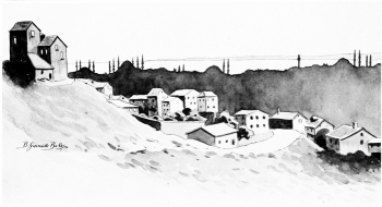 Constantinople
Seen from above Scutari; beyond it the Sea of Marmora and the distant
coast where the lines of Chatalja end to southward.