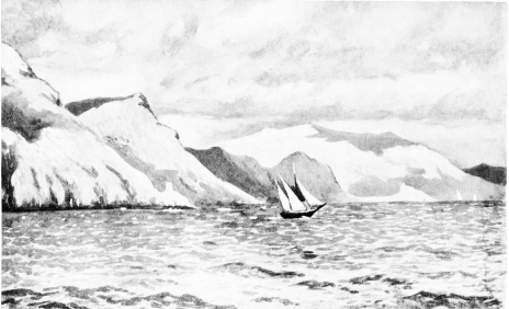 The Coast of Greece
Cloud shadows chasing each other over the rocky promontories of Hellas,
whose sons have marched north towards Constantinople.