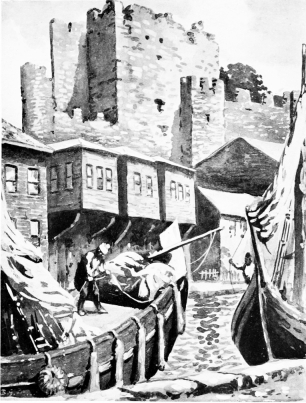 Anatoli Hissar
The Castle of Asia, built by Sultan Mohammed I. Here Mohammed II, the
Conqueror, sat and watched the growth of Roumeli Hissar, the Castle of
Europe, in 1451.