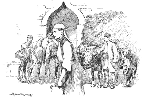 The Fountain at Radoïl
In the foreground Helenka, a Bulgarian maiden