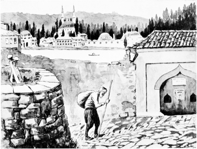 The Mosque of Eyub
Here each succeeding Sultan is girded with the sword of Othman, a rite
equivalent to a Christian monarch’s coronation.