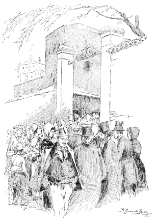 At the Phanar
Mourning Greeks at the Gate of the Patriarchate.