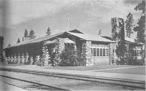 Union Pacific&rsquo;s attractive dining lodge, West Yellowstone