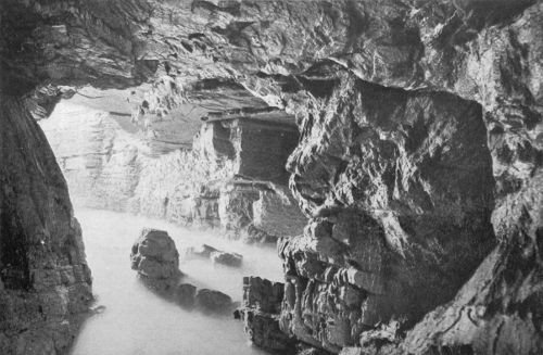 IN THE GREAT ARCH, "SEVEN ARCHES,"
PORT SALON, COUNTY DONEGAL