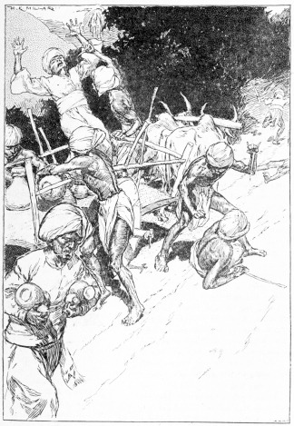 “AFTER A SHORT STRUGGLE ... THE THIEVES SEIZED THE
OPIUM” (p. 18).