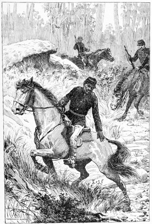 AN AUSTRALIAN NATIVE TRACKING.

(A Sketch from Life.)