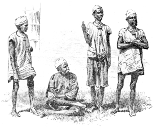 Photo: Kapp & Co., Calcutta.

PRISONERS AT THE PRESIDENCY GAOL CALCUTTA.