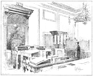 THE MANSION HOUSE JUSTICE ROOM, WHERE THE CASE WAS FIRST
HEARD.