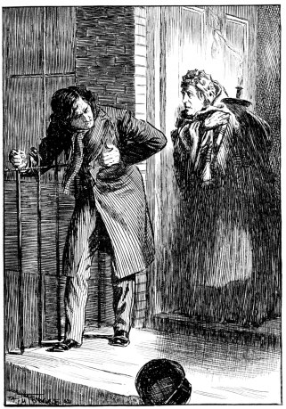 “THE LANDLADY WAS ROUSED BY A VIOLENT RINGING OF THE
BELL.” (p. 152).