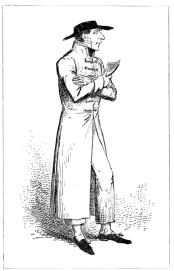 LORD COCHRANE AS HE APPEARED IN COURT.

(From Cruikshank’s Etching.)