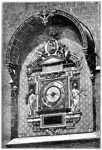 CLOCK AT THE PALAIS DE JUSTICE, PARIS, PRESENTED BY
CHARLES V. IN 1370.