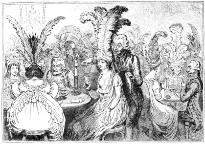 GAMBLING IN SOCIETY.

(From a Print by Gillray, published in 1796.)