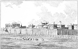 COLDBATH FIELDS PRISON IN 1814.

(From a Drawing in the Crace Collection.)