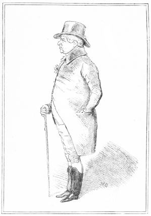 SKETCH OF TOWNSEND of Bow Street.

(Drawn by Richard Doyle.)