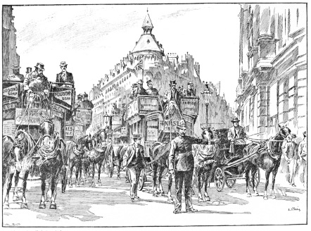 A CITY POLICEMAN REGULATING TRAFFIC AT THE MANSION HOUSE.

Photo: Cassell & Co., Ltd.