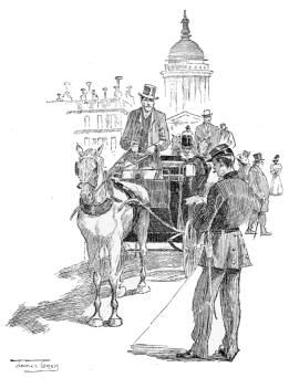 “EVERY CAB-STAND IS UNDER THE CHARGE OF ITS OWN
POLICEMAN” (p. 262).