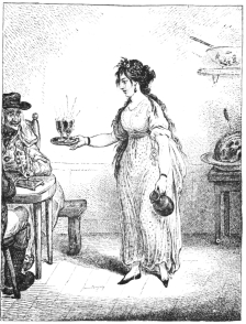 “MARY OF BUTTERMERE.”

(Drawn from Life by J. Gillray.)